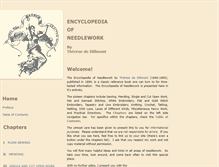 Tablet Screenshot of encyclopediaofneedlework.com